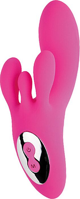 TriVibe G-Spot Vibrator with Clitoral & Labia Stimulation Pink