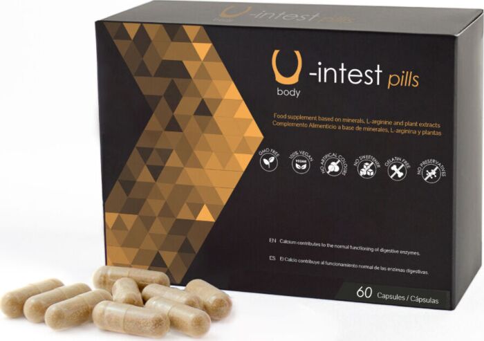 U-INTEST Pills 500COSMETICS Digestive Care Supplement U-INTEST Pills 500COSMETICS Digestive Care Supplement