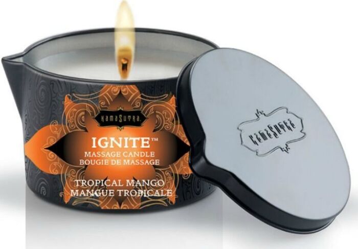 KAMASUTRA Massage Candle Tropical Mango 170g KAMASUTRA Massage Candle Tropical Mango 170g