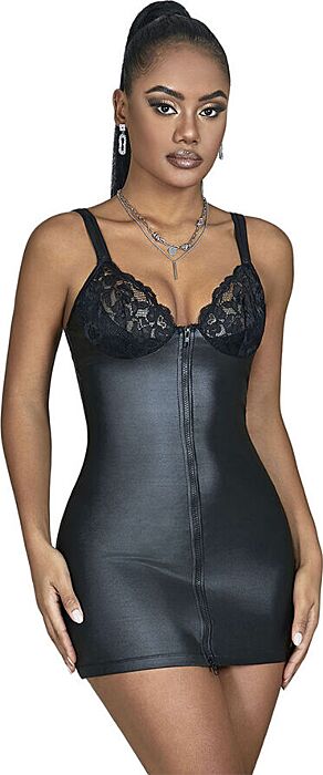 Leather Dress Sublime 957568 Zipper Sensation