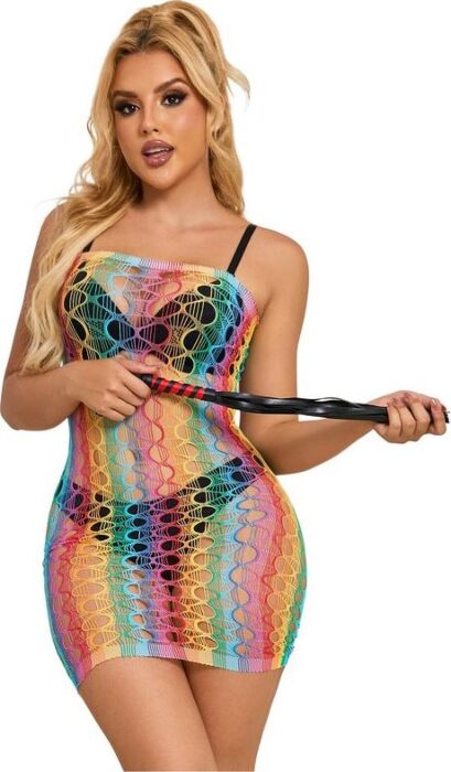 Sublime Dress SUBBLIME 952365 Rainbow Mesh Sublime Dress SUBBLIME 952365 Rainbow Mesh