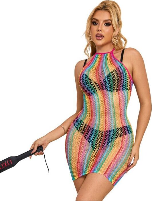 Mesh Dress Sublime 952341 Rainbow One Size