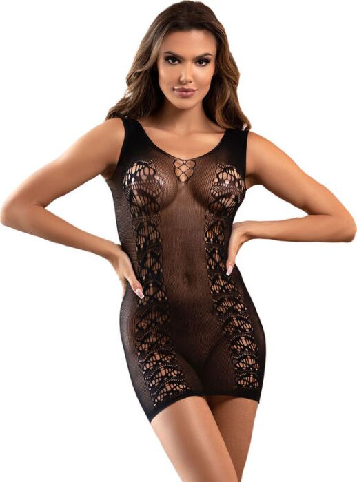 Sublime Dress Black Mesh Body | Unique Sexy Fit