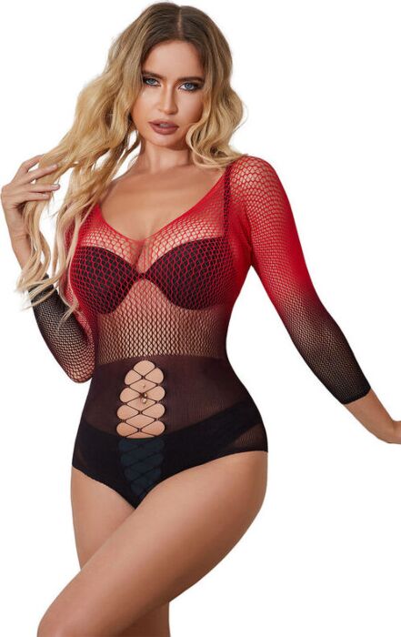 Sublime Dress Sublime 952259 Red & Black Mesh Sublime Dress Sublime 952259 Red & Black Mesh