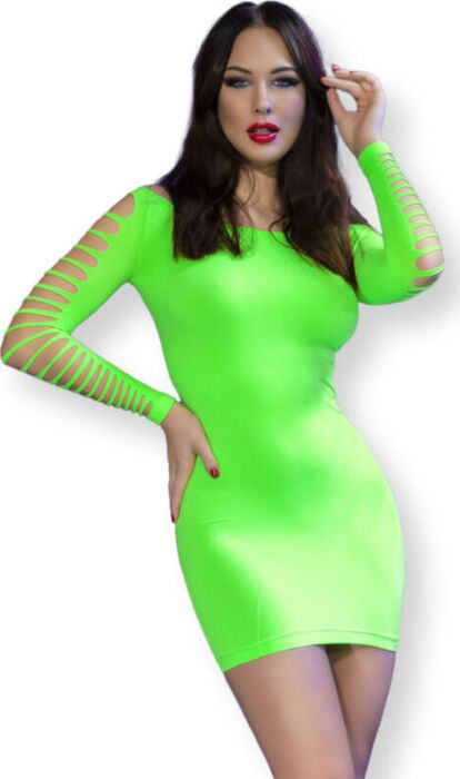 ChiliRose Dress CR 4617 Seamless Green Seduction