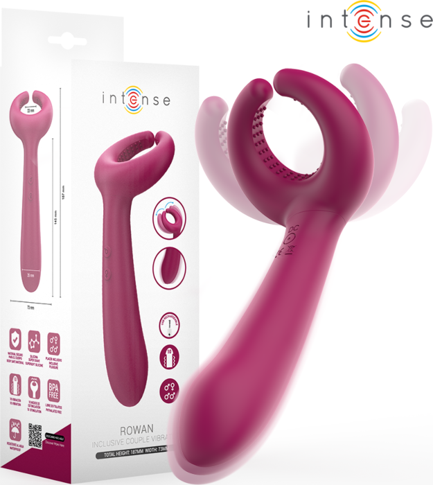 Vibrator Intense Fun Rowan Inclusive Couples Toy