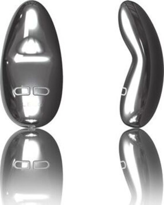 LELO YVA Stainless Steel Lay-on Vibrator for Temperature Play