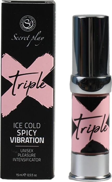 Pleasure Gel SECRETPLAY Triple X - 3 Effects in 1
