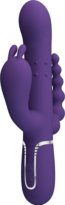 Vibrator Pretty Love Cammy Triple 4-in-1 Purple