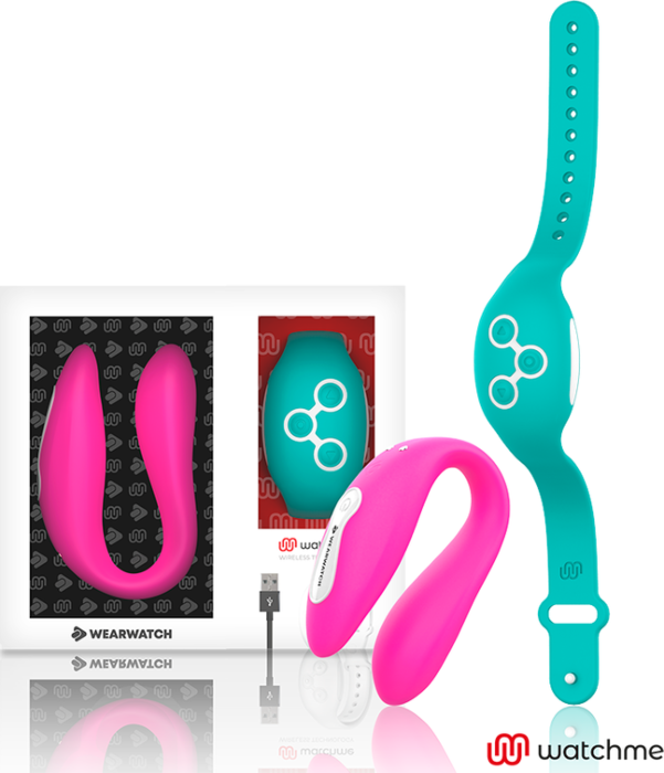 VibraWatch Dual - Fuchsia/Blue