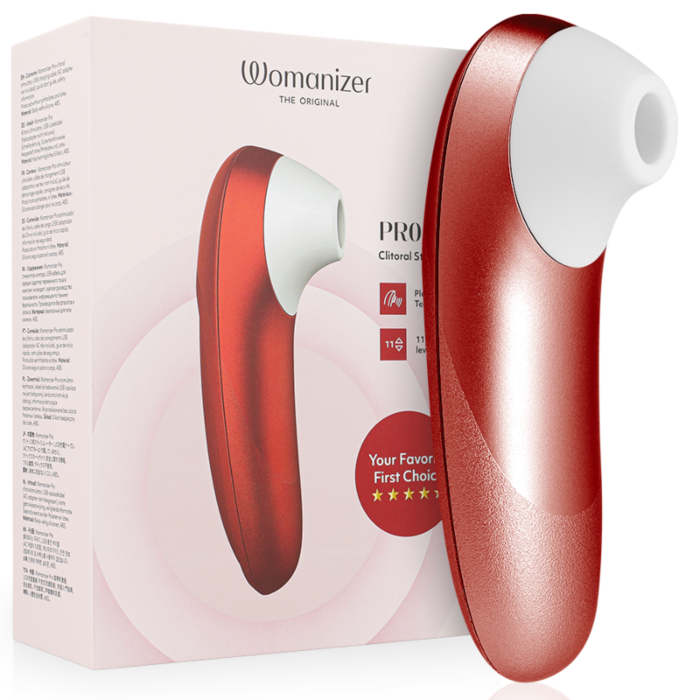 Clitoral Stimulator WOMANIZER Pro Vibrant with Air Pulse Technology Clitoral Stimulator WOMANIZER Pro Vibrant with Air Pulse Technology