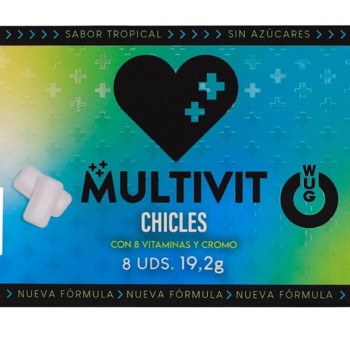 Functional Chewing Gum WUG GUM WUG MULTIVIT for Relaxation Functional Chewing Gum WUG GUM WUG MULTIVIT for Relaxation