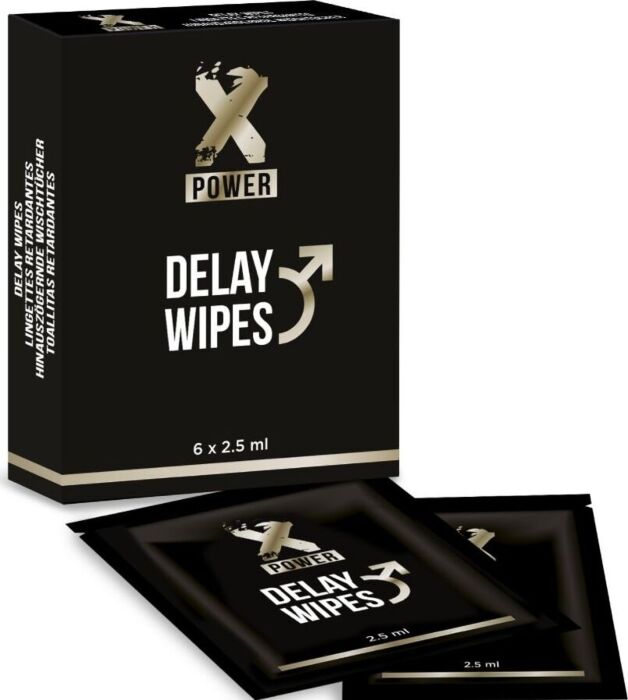 Delay Wipes XPOWER | Edible and Natural Ingredients Delay Wipes XPOWER | Edible and Natural Ingredients