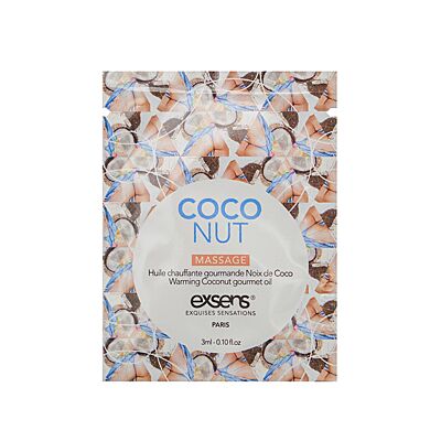 Warming Gourmet Massage Oil Coconut Sachet 3 ml