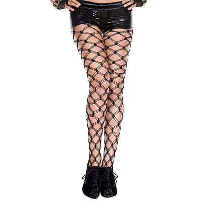 Thick Fishnet Pantyhose by Music Legs