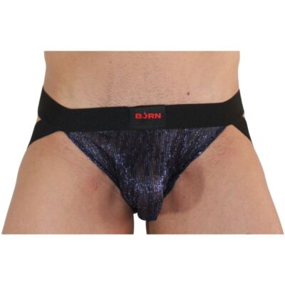 Jockstrap BURN 006 Blue/Black Bold & Sensual