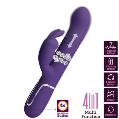 Rabbit Vibrator Pretty Love Coale Purple