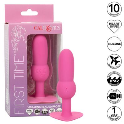 Anal Plug CalExotics First Time Vibrator 10 Modes
