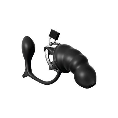 Black Chastity Plug