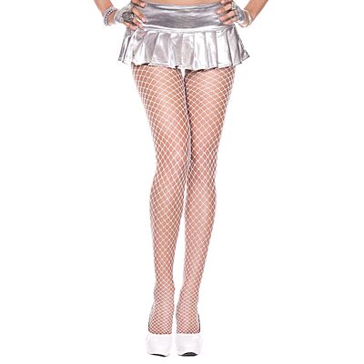 Music Legs Fishnet Panty with Narrow Waistband