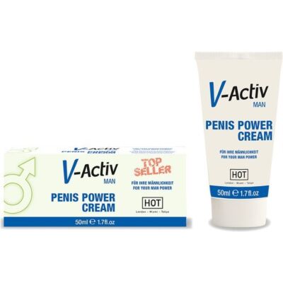 V Hot-activ cream man the erection enhancer