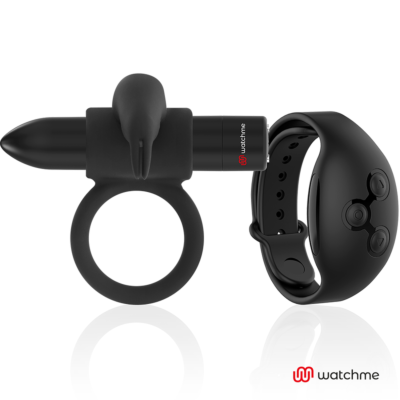 BLACK&SILVER Burton WATCHME Vibrating Cock Ring
