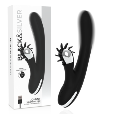 Vibrator Black&Silver Johnny Powerful Pleasure