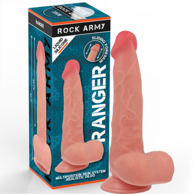 Realistic Dildo Rock Army Ranger Dual Density