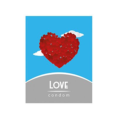 Condom Dildos Assorted CONDON UNITARIO LOVE