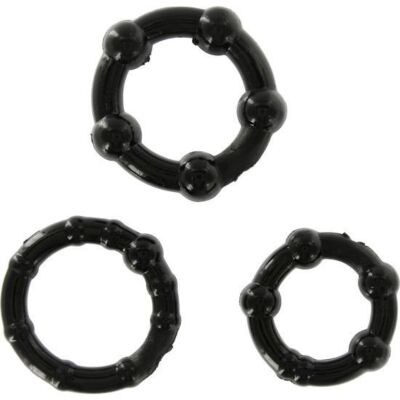 Ebony Trio Rings