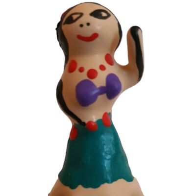 Decorative Condom Condomerie Hula Girl Hand-Painted