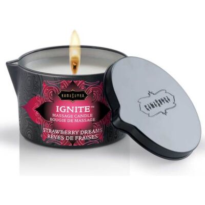 Intense Strawberry Massage Candle