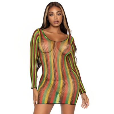 Rastafari Net Mini Dress One Size