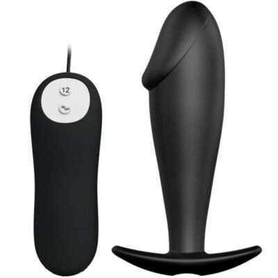 Vibrating Black Penis Plug