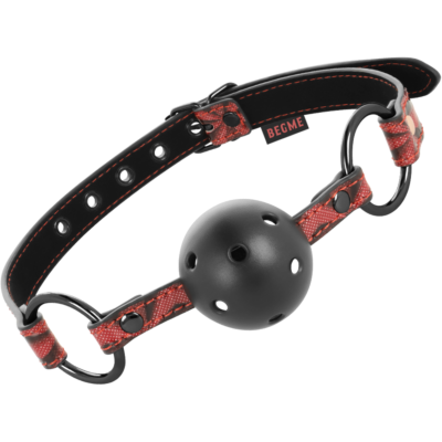 Begme Red Lips Vegan Ball Gag
