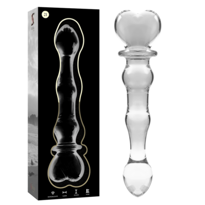 Borosilicate Glass Nebulous Dildo - Transparent