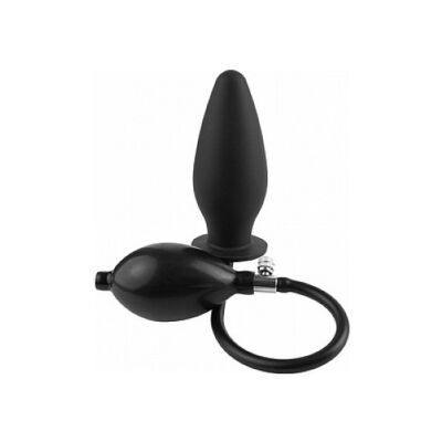 Anal fantasy inflatable silicone plug