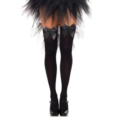 Black Bow Plus Stockings