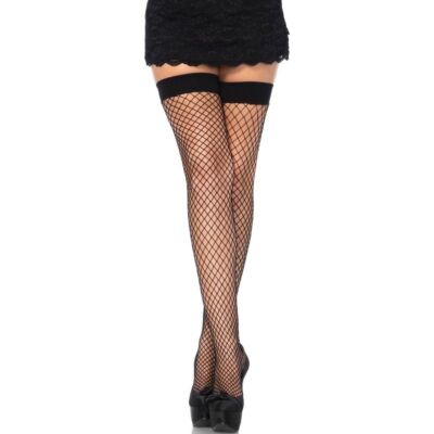 Black Industrial Net Stockings