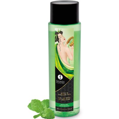 Shunga Bath & Shower Gel Mint 370 ml - Erotic Cosmetics
