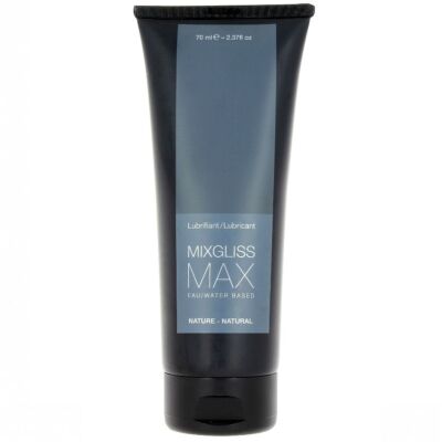 Mixgliss - Max Water-Based Natural Anal Lubricant 70ml