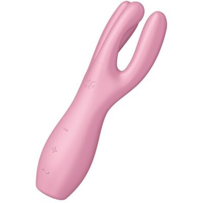 Satisfyer Threesome 3 Pink Vibrator - 3 Powerful Motors