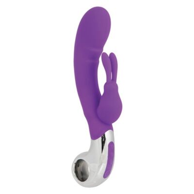 Embrace vibrator wand with purple rampant bunny