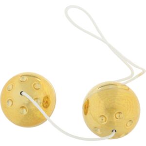 Gold metal bolas estimuladoras - 2uds