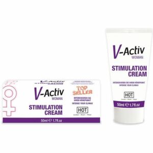 Hot cream stimulating female v-activ
