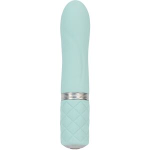 Flirty vibrador con cristal - turquesa