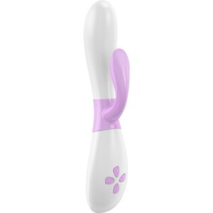 White/Pink Snow Bunny Rabbit Vibrator