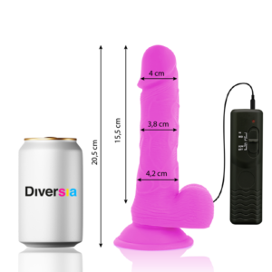 FlexiVibe - Flexible Vibrating Dildo 20.5 cm - Lilac