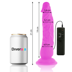 FlexiVibe - Flexible Vibrating Dildo 21cm - Lilac