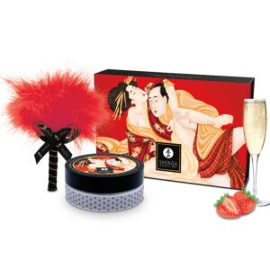 Edible Strawberry Massage Kit